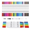 Tenwin Watercolor Art Markers Brush Pen Dual Tip Fineliner Drawing for Calligraphy Painting